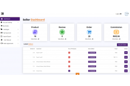 Seller Dashboard Navigation